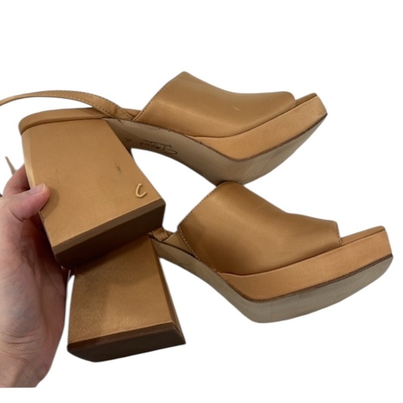 NWT Circus by Sam Edelman Miranda Platform Ankle Strap Rosa Beige Sandal Sz 8.5 - Picture 2 of 8